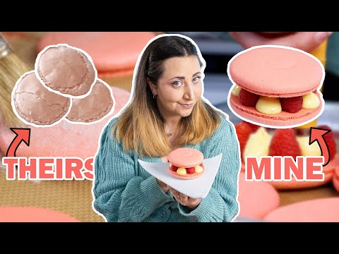 Why your French Macarons don’t look like the pastry shop | Techniques from a Pro Pastry Chef