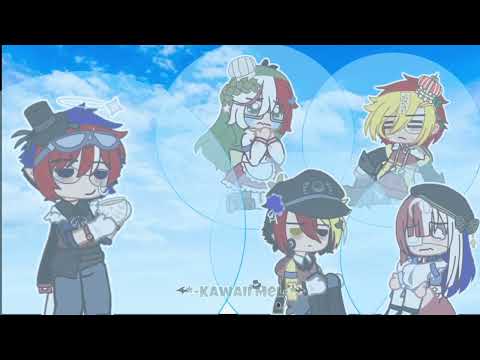 Fall | meme | Gacha Club Countryhumans | Ft: UK, Germany, France, Italy & Spain