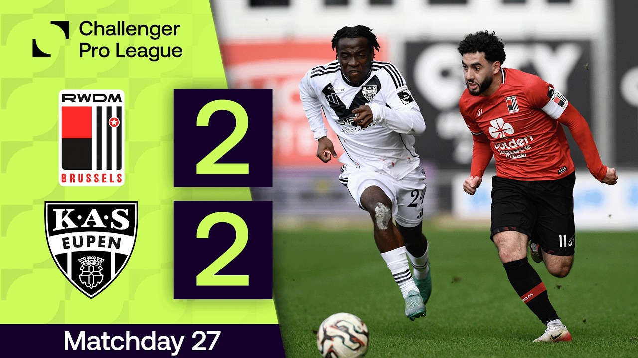 RWDM Brussels vs KAS Eupen Highlights
