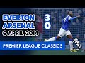 PL CLASSIC: EVERTON 3-0 ARSENAL | NAISMITH AND LUKAKU STUN GUNNERS - 6 APRIL 2014