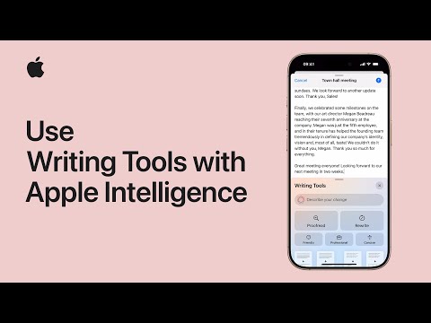 How to use Writing Tools with Apple Intelligence | Apple Support