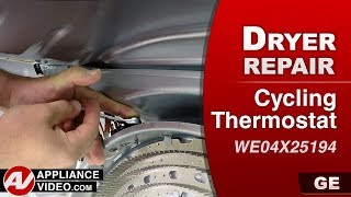 GE Dryer - Long Dry Time - Cycling Thermostat Repair and Diagnostic