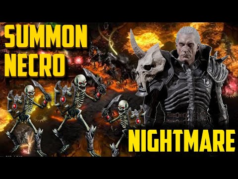 [Nightmare] Summon Necromancer Guided Playthrough | Diablo 2 Resurrected