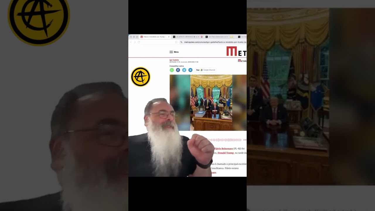 FLÁVIO BOLSONARO se ENCONTRA com TRUMP na CASA BRANCA