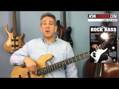 Free bass lesson from Jon Liebman: Straight-8th rock groove!