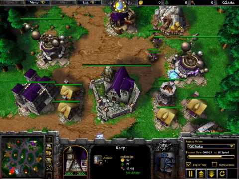 WarCraft 3 Fly vs Th000 on Secret Valley Part 2