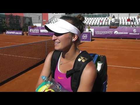 EMPIRE Slovak Open 2017: QF, interview, Marketa VONDROUSOVA (CZE) – Yanina WICKMAYER (BEL) 6-2 6-2