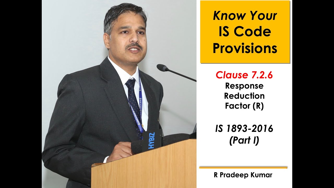 IS 1892-2016 (Part I): Clause 7.2.6 Response Reduction Factor (R)