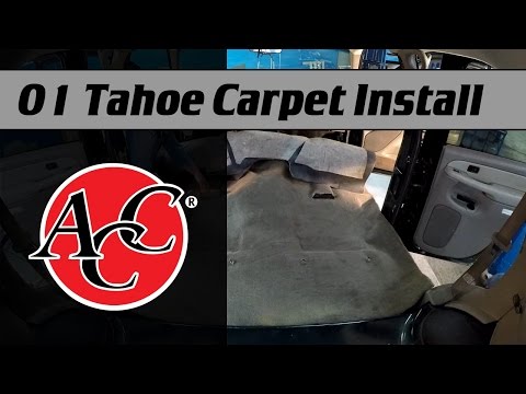 ACC Carpet install in a 2001 Tahoe