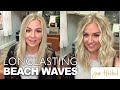 the perfect 10 minute beach waves hair tutorial jess hallock