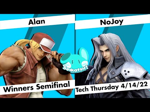 Alan (Terry) vs NoJoy (Sephiorth, Steve) - WSF - Tech Thursday 4/14/22 - Seikatsu