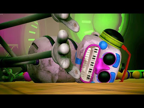 DJ Music Man Trying To Control Monty Course Gets Destroyed - Five Nights At Freddy's Security Breach