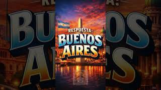 Qual é a capital da Argentina?  Quiz Geografia  #geografia  #quiz #argentina