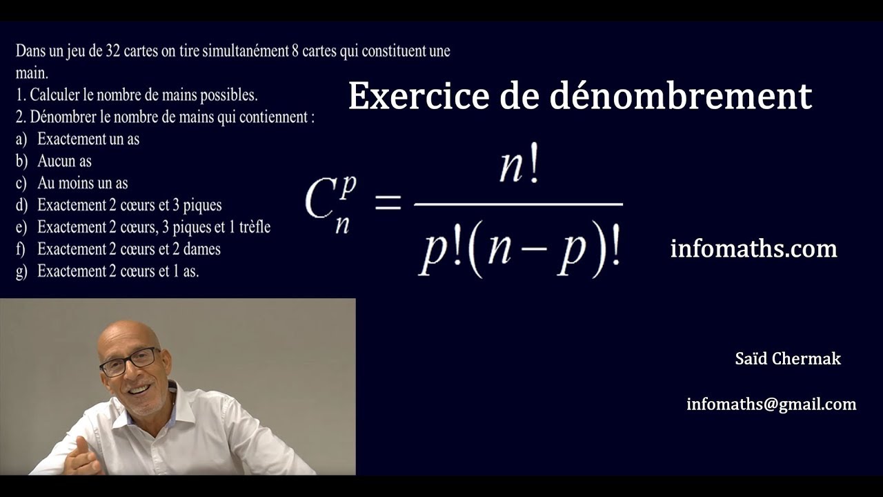 DÉNOMBREMENT. TIRAGES SIMULTANÉS.