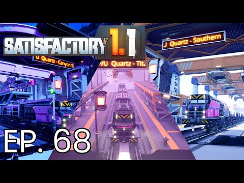 Get ALL The Quartz!!! Satisfactory 1.1 New Player Let's Play.  EP.68