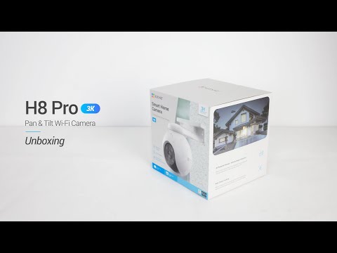 EZVIZ H8 Pro 3K Unboxing - Outdoor Pan & Tilt Wi-Fi Camera