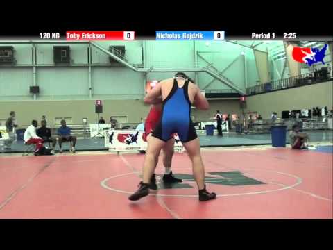 Toby Erickson vs. Nicholas Gajdzik at 2013 ASICS University Nationals - GR