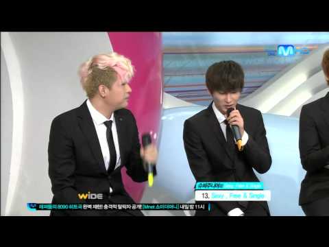 [HD] 120727 Who is sexy, who's sexy & who's single?? - ShinKyuHyuk @ Mnet Wide Studio (SUPER JUNIOR)