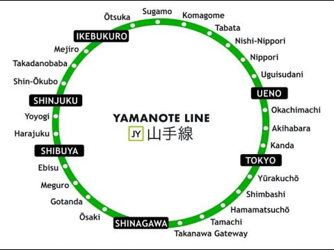 1-Hour Loop Around Tokyo's Yamanote Line #japanrailway #train #pov #railway #japan #venturesfan