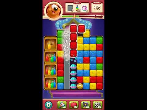 Toon Blast Level 2481 - NO BOOSTERS 🐻🐺🐱 | SKILLGAMING ✔️