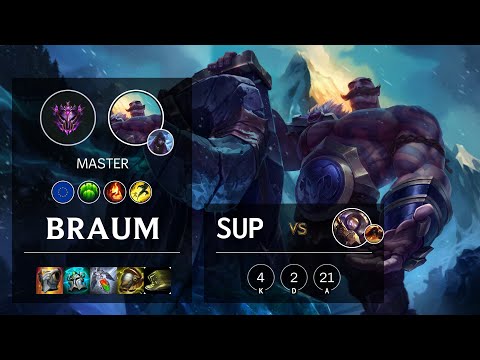 Braum Support vs Blitzcrank - EUW Master Patch 10.15