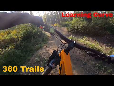 Learning curve at 360 trails.