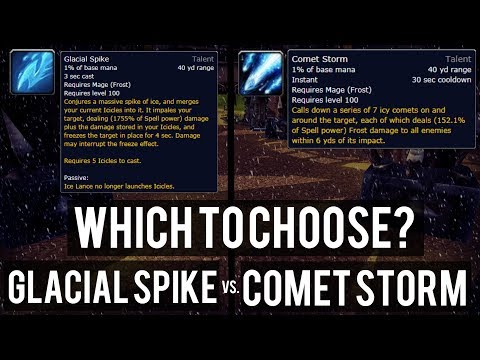 COMET STORM or GLACIAL SPIKE?! (Which is better?)