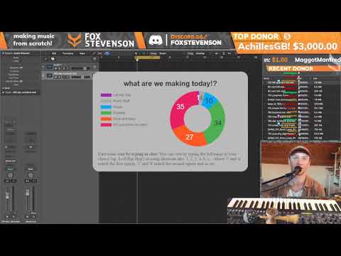 Dubstep from scratch - Fox Stevenson Production Stream [Part 15]
