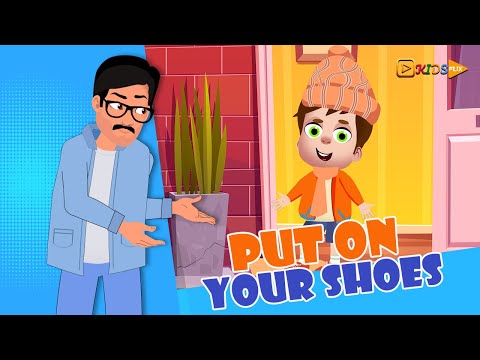 Put On Your Shoes - Anas Alifiya's clothing song | KidsFlix Club Rhymes for kids.