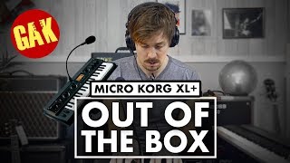 Video thumbnail for Vocoder DEMO | Mini Korg XL+ by GAK