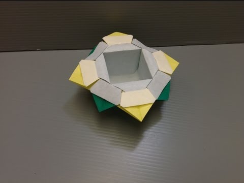 Daily Origami: 148 - Fancy Dish