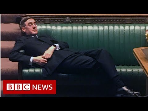 Jacob Rees-Mogg told to 'sit up man!' - BBC News