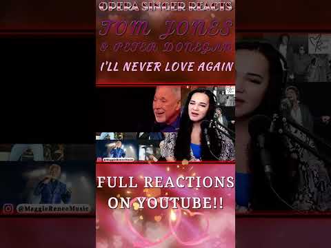 Opera Singer Reacts to Tom Jones and Peter Donegan I'll Never Love Again #shorts #reaction