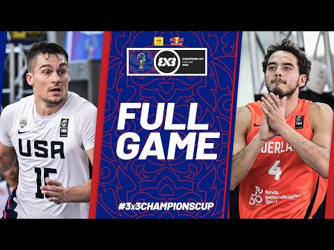 USA  🇺🇸 vs  Netherlands  🇳🇱 | Men | Full Semi-Final Game | FIBA 3x3 Champions Cup 2025