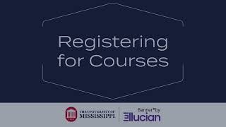 Registering for Courses in Experience