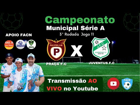 FUT10 FACN#284 CAMPEONATO MUNICIPAL SÉRIE A 2023 / 3°RODADA JOGO 11 ⚽ PRAÇA X JUVENTUS