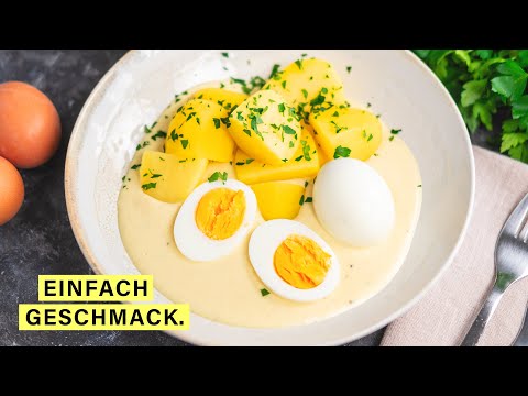 Senfeier mit Kartoffeln wie bei Oma selber machen