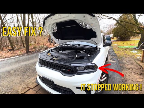2021 Dodge Durango R/T Tow n' GO: Headlight Replacement