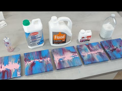 POURING MEDIUM COMPARISON 2🎨 which produces the best cells with swipes? NO SILICONE! amazing results