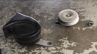 How to swap out your stock horn with a louder lexus one.