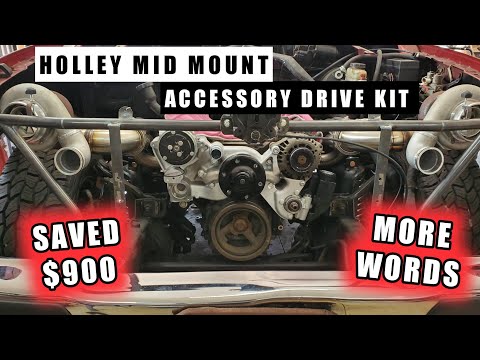 Budget Holley Mid Mount Kit | LS V8 Accessory Drive
