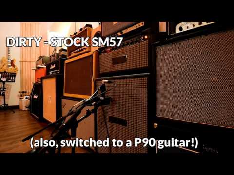 Stock SM57 vs. Transformerless vs. TAB Transformer - Electric Guitar Shootout
