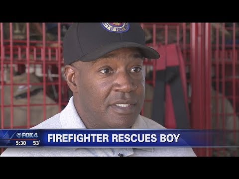 Family thanks Fort Worth firefighter for rescuing boy, 4, trapped in burning home
