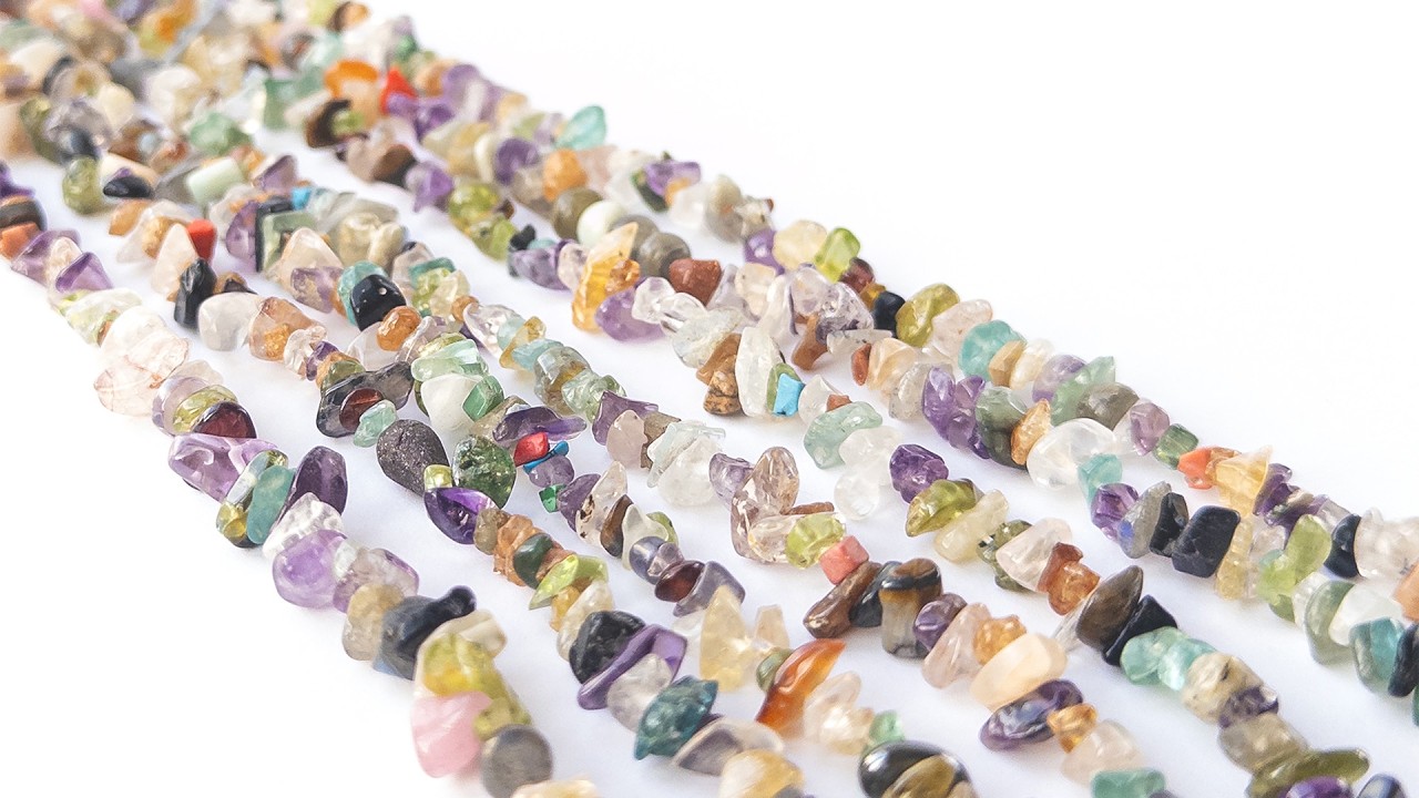 Multi-Stone | Chips | 6-9.5mm Bead Size | 45cm Strand Length video
