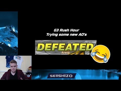 Summoners War - Arena Rush Hour G3: Trying some new AO's