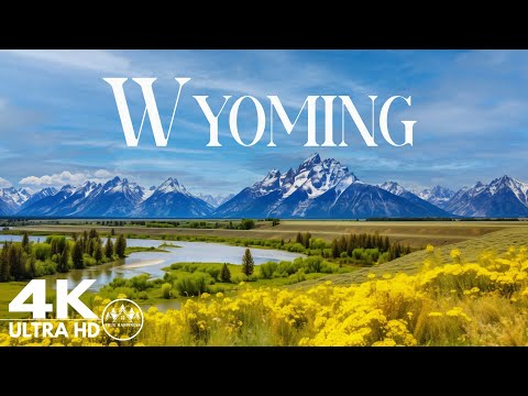 WYOMING 4K Relaxation Film | Grand Teton National Park | Yellowstone with Ambient Music