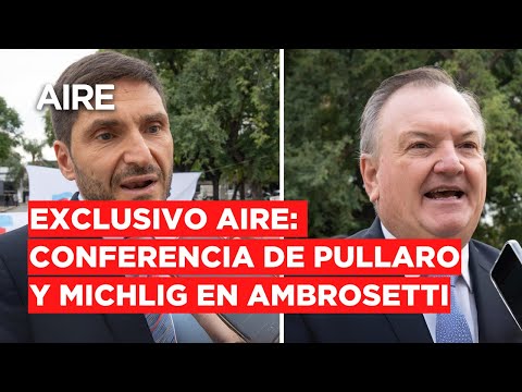 🔴 EXCLUSIVO AIRE: Conferencia de Pullaro - Michlig desde Ambrosetti 🔴