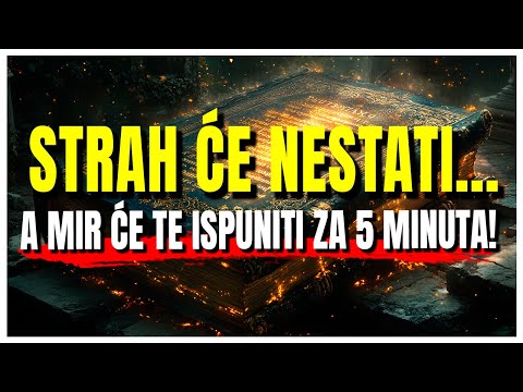 Tajna molitva koja uništava strah i liječi tjeskobu u 5 MINUTA!