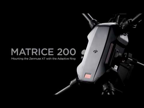 DJI Quick Tips - Matrice 200 - Mounting the Zenmuse XT with the Adaptive Ring