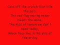 Billy Talent Red Flag Lyrics